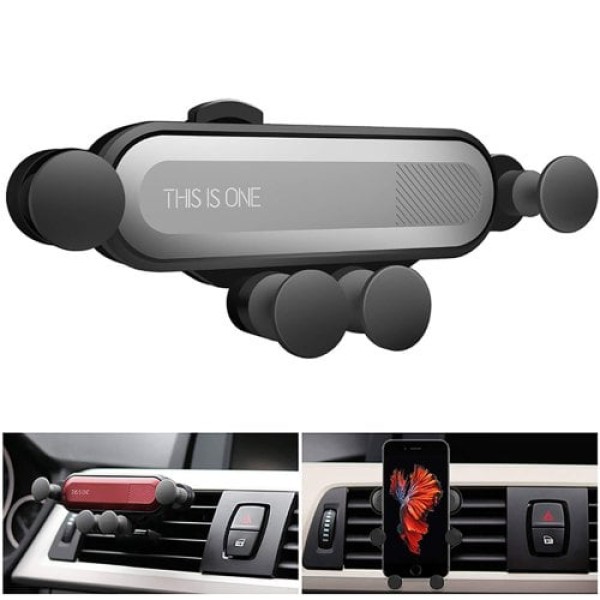         Air Vent Mount Phone Auto-Lock Gravity Car Holder Stand
        