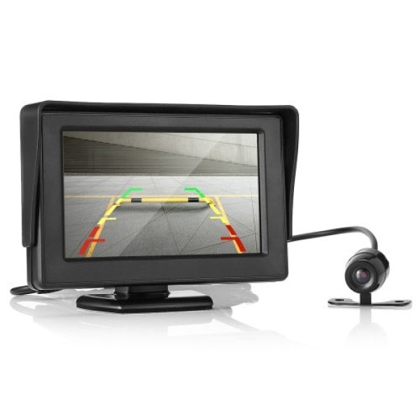         Car Reversing Rear View Camera with 4.3 inch Screen Display
        