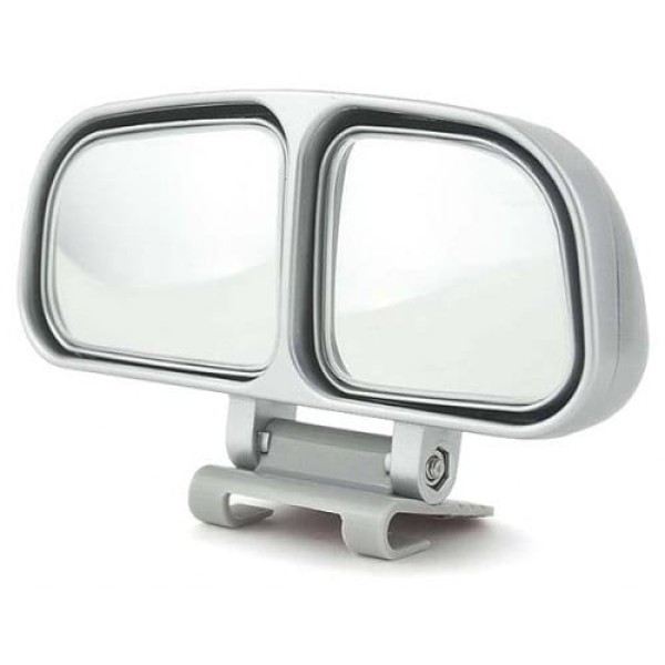         Car Rearview Blind Spot Mirror Double Side Mirrors 360 degrees Wide Angle Adjustable Rear View Accessories
        