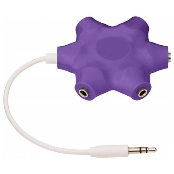         1-to-5 Splitter Stereo Audio Headphones Adapter
        