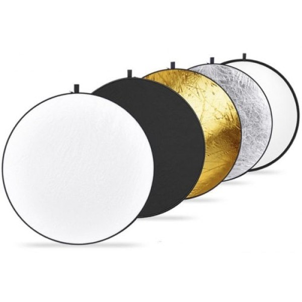         110cm 5 in 1 Portable Collapsible Light Round Photography
        