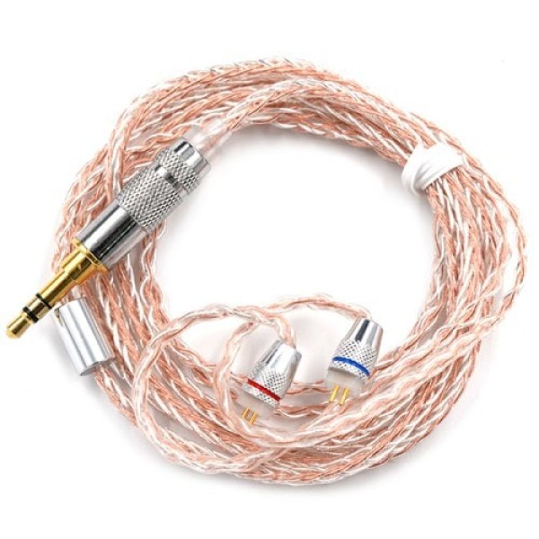          Copper and Silver Hybrid Plating Upgrade Line Earphone Cable        