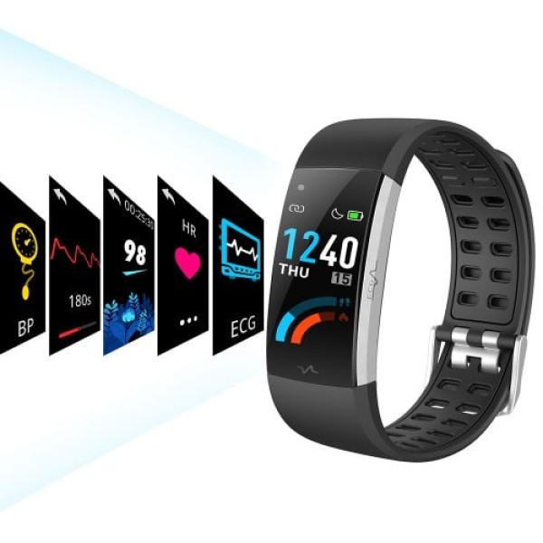          I7E Full Touch Real Time Heart Rate ECG Monitor Smart Watch
        