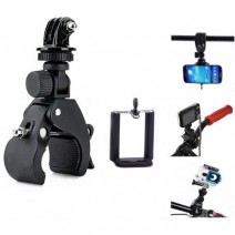         3-in-1 Bike Tripod Mount Sports Camera Holder with Connector
        