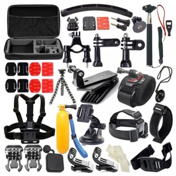         Accessory Kit for Gopro 48 in 1 Waterproof 147-Action Camera for 
        